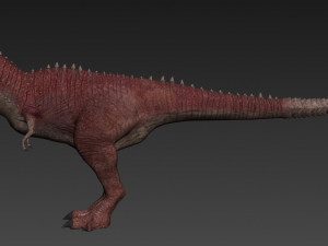 carnotaur resurrection - game ready 3D Model