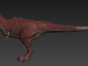 carnotaur resurrection - game ready 3D Model
