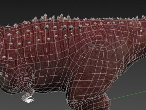 carnotaur resurrection - game ready 3D Model