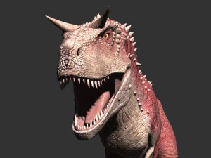carnotaur resurrection - game ready 3D Model