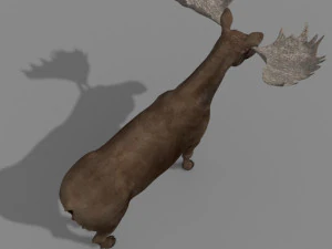 仮想ヘラジカ 3Dモデル