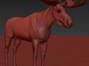virtual moose 3D Model