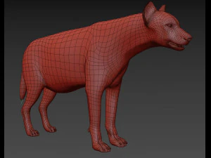 hyena value - 3d animated hyena model 3D Model