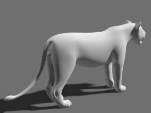 majestic lion 3D Model