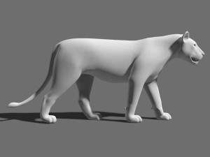 majestic lion 3D 模型