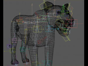 majestic lion 3D Model