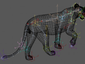 majestic lion 3D 模型