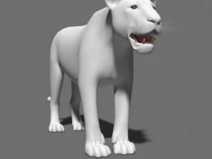lioness fur 3D Model