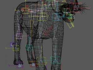 lioness fur 3D Model