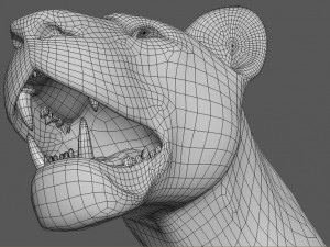 black panther Modèle 3D