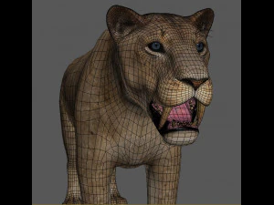 सेबरटूथ 3D मॉडल