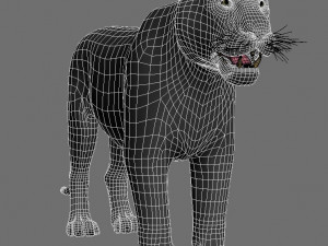 feline panther Model 3D