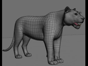 the ultimate cgi tiger 3D Model