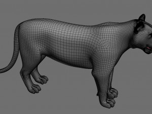 awesome tiger 3D 模型