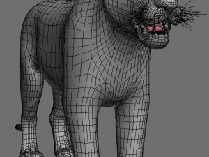 awesome tiger 3D 模型