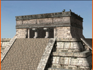 photoreal mayan temple 3D Model