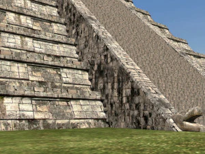 photoreal mayan temple 3D Model