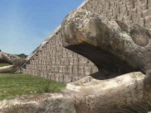 photoreal mayan temple 3D Model