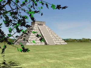 photoreal mayan temple 3D Model