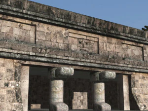 photoreal mayan temple 3D Model
