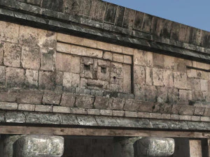photoreal mayan temple 3D Model