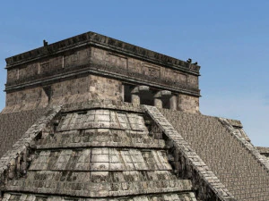 photoreal mayan temple 3D Model