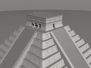photoreal mayan temple 3D Model
