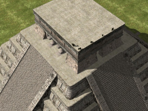 photoreal mayan temple Model 3D