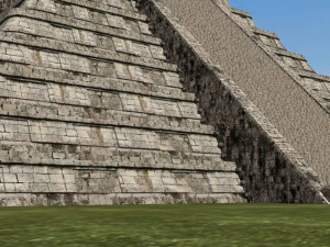 photoreal mayan temple Model 3D