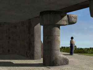 photoreal mayan temple 3D Model