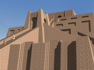 the accurate ziggurat of ur 3D Model