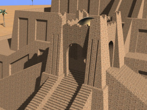 the accurate ziggurat of ur 3D Model