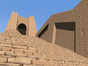 the accurate ziggurat of ur 3D Model