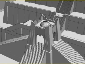 the accurate ziggurat of ur 3D Model
