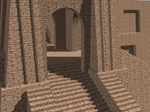 the accurate ziggurat of ur 3D Model