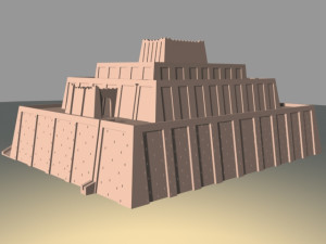 the accurate ziggurat of ur 3D Model