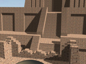 the accurate ziggurat of ur 3D Model