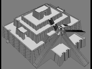 the accurate ziggurat of ur 3D Model