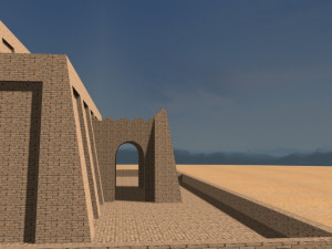 the accurate ziggurat of ur 3D Model