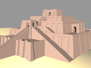 the accurate ziggurat of ur 3D Model