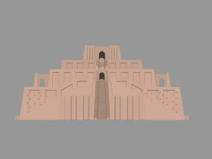 the accurate ziggurat of ur 3D Model