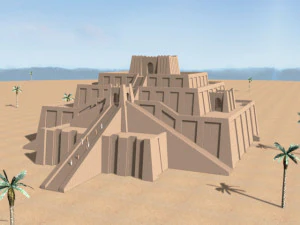 the accurate ziggurat of ur 3D Model