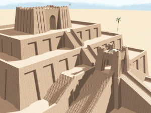 the accurate ziggurat of ur 3D Model