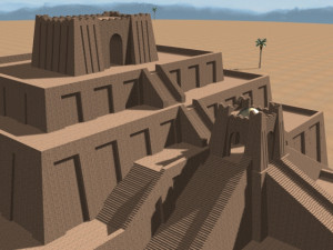 the accurate ziggurat of ur 3D Model