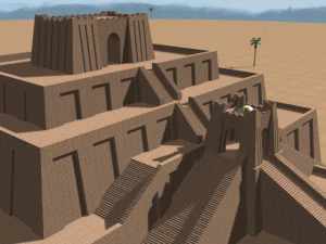 the accurate ziggurat of ur 3D Model