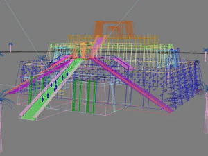 the accurate ziggurat of ur 3D Model
