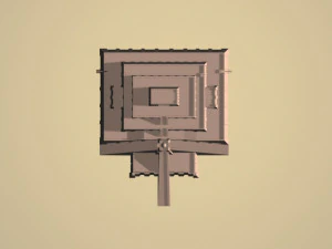the accurate ziggurat of ur 3D Model