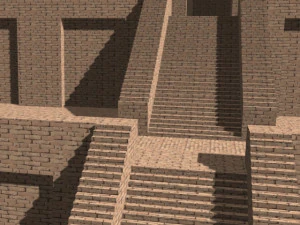 the accurate ziggurat of ur 3D Model