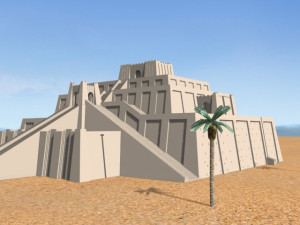 the accurate ziggurat of ur 3D Model