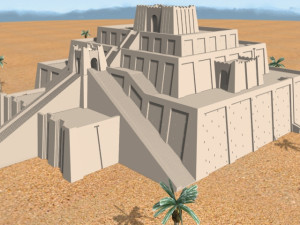 the accurate ziggurat of ur 3D Model